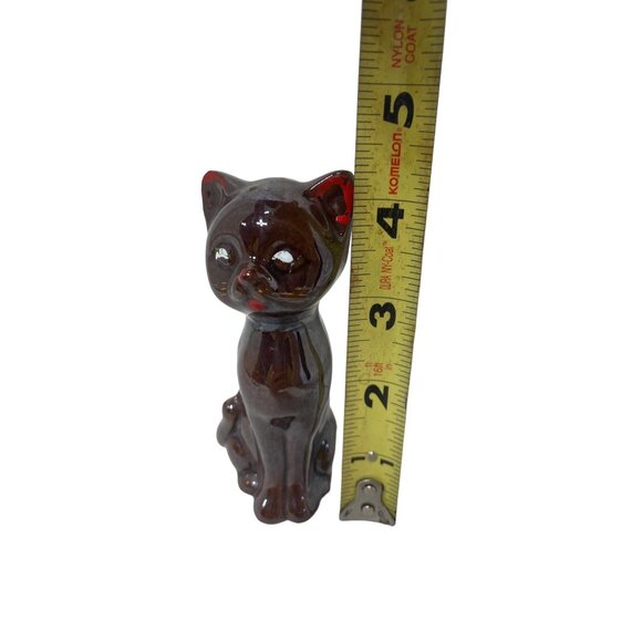 Artmark Redware Kitty Cat Figurine Statue Retro - Picture 5 of 6